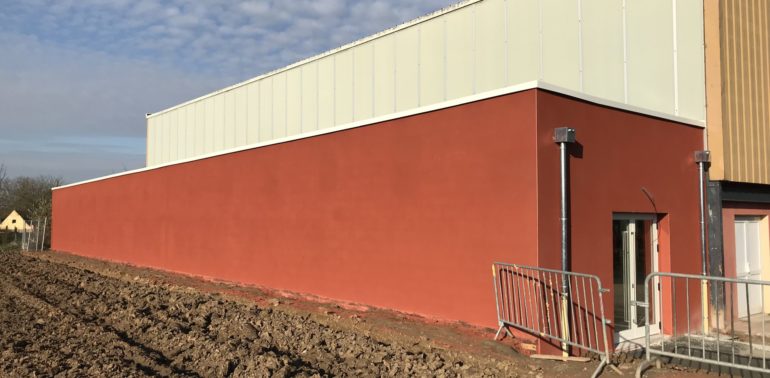 Travaux salle de sport de Carnières