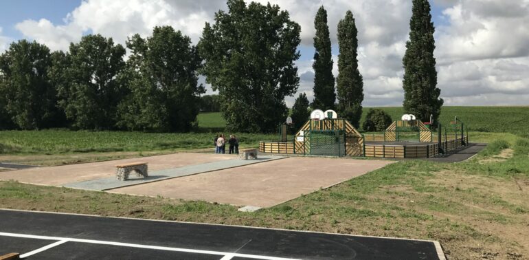 Réception des travaux d’un terrain multisport