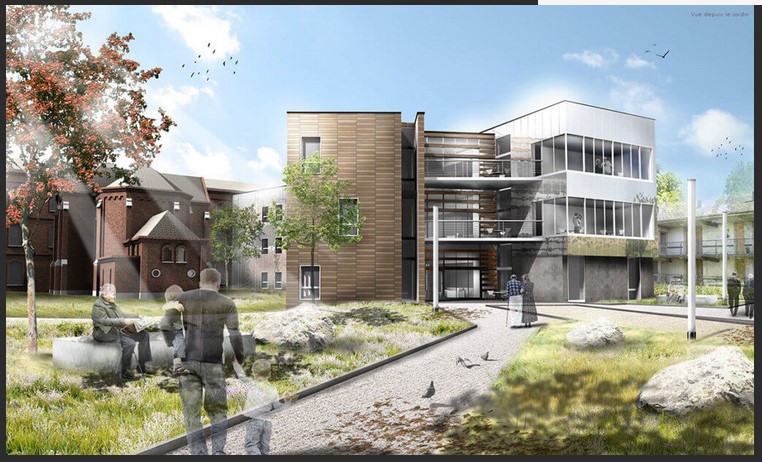 Démarrage travaux Aile Sud de l’EHPAD Delloue