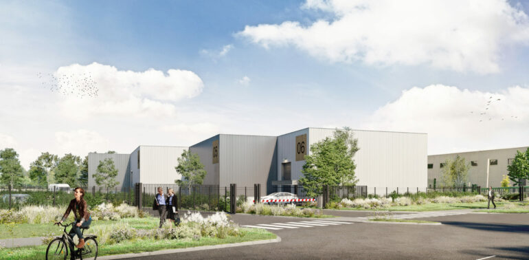 HERIN construction d’un hôtel d’entreprises.